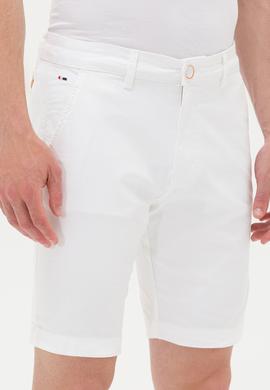 Erkek Beyaz Dokuma Şort - 50263898004