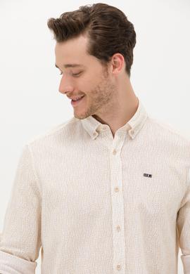 Erkek Taş Uzun Kollu Gömlek - 50264263015