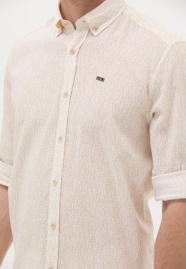 Erkek Taş Uzun Kollu Gömlek - 50264263015