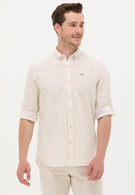 Erkek Taş Uzun Kollu Gömlek - 50264263015