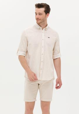 Erkek Taş Uzun Kollu Gömlek - 50264263015