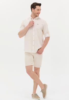 Erkek Taş Uzun Kollu Gömlek - 50264263015