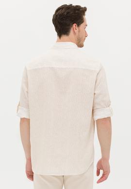 Erkek Taş Uzun Kollu Gömlek - 50264263015