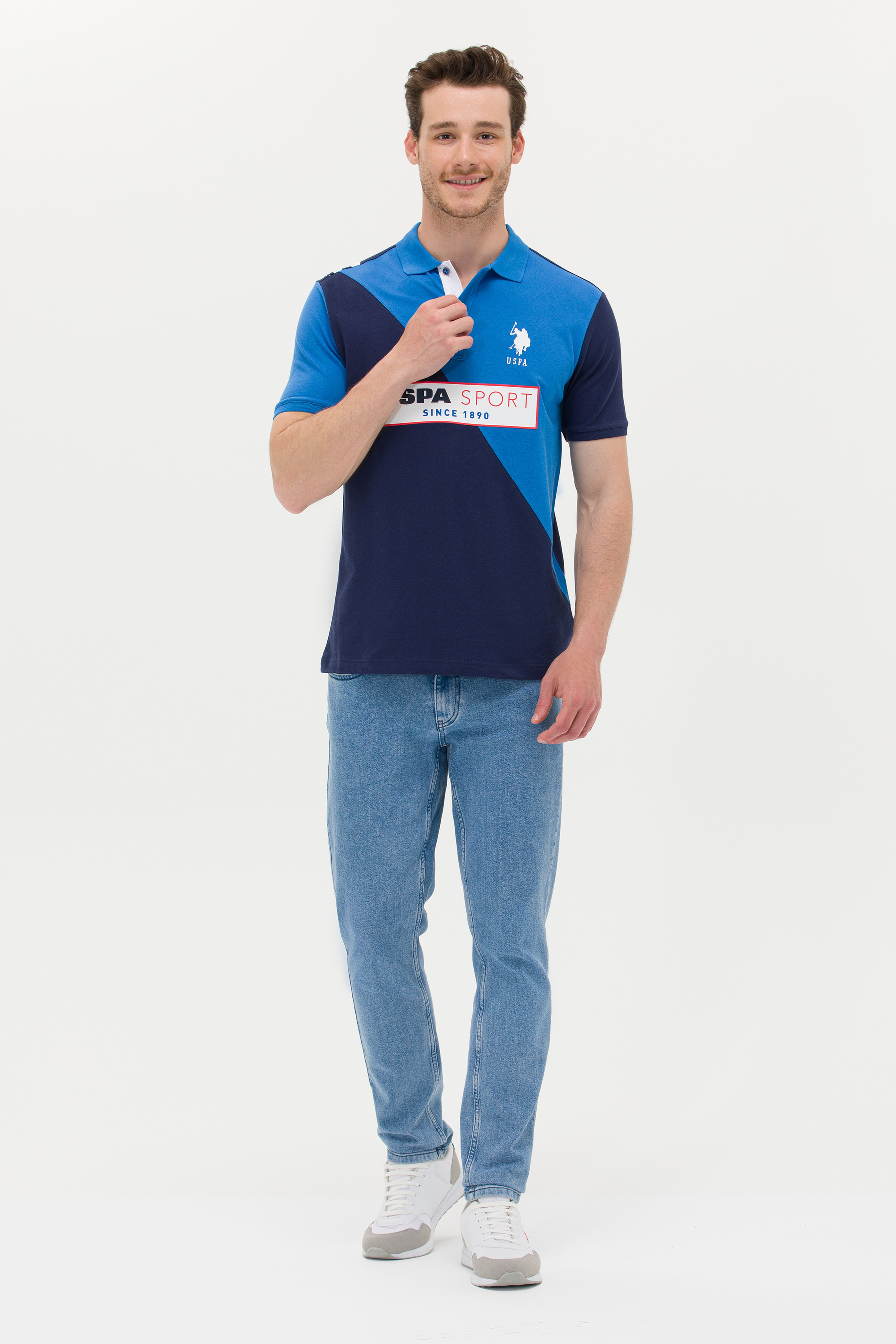 Erkek Lacivert Polo Yaka Tişört
