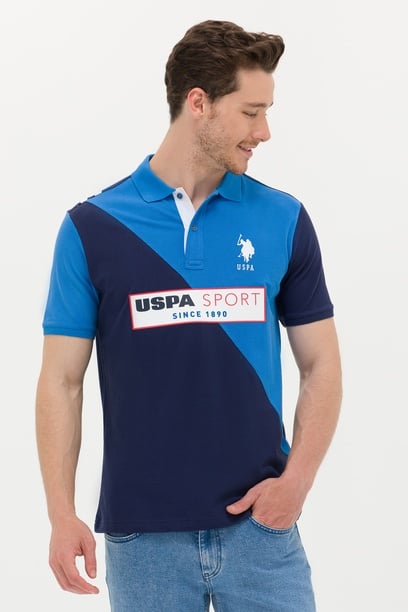 Erkek Lacivert Polo Yaka Tişört
