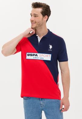 Erkek Kırmızı Polo Yaka Tişört - 50263339016