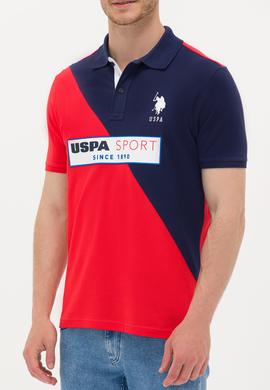 Erkek Kırmızı Polo Yaka Tişört - 50263339016