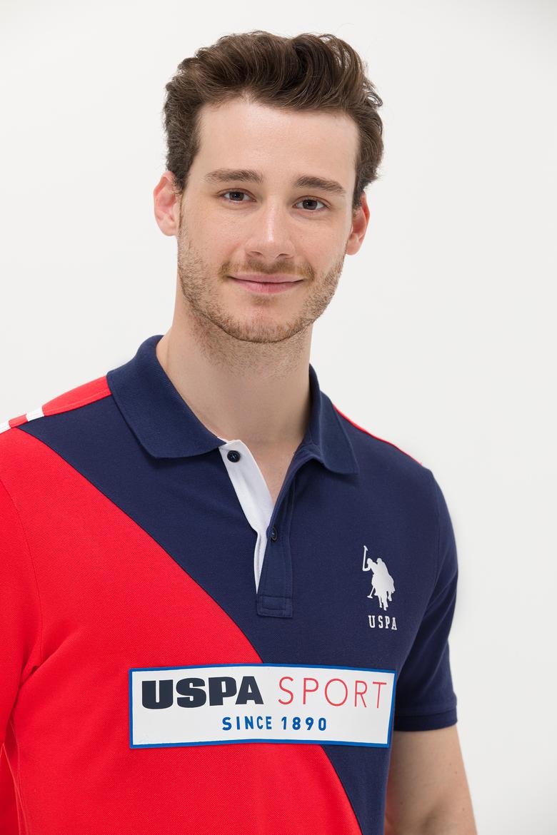 Erkek Kırmızı Polo Yaka Tişört - 50263339016