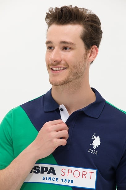 Erkek Yeşil Polo Yaka Tişört