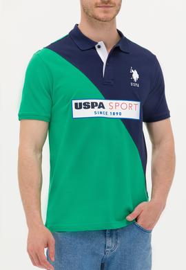 Erkek Yeşil Polo Yaka Tişört - 50263339026