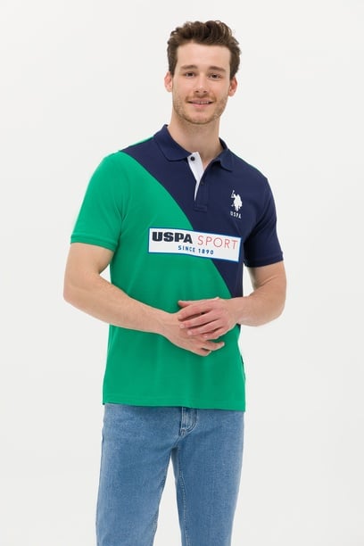 Erkek Yeşil Polo Yaka Tişört