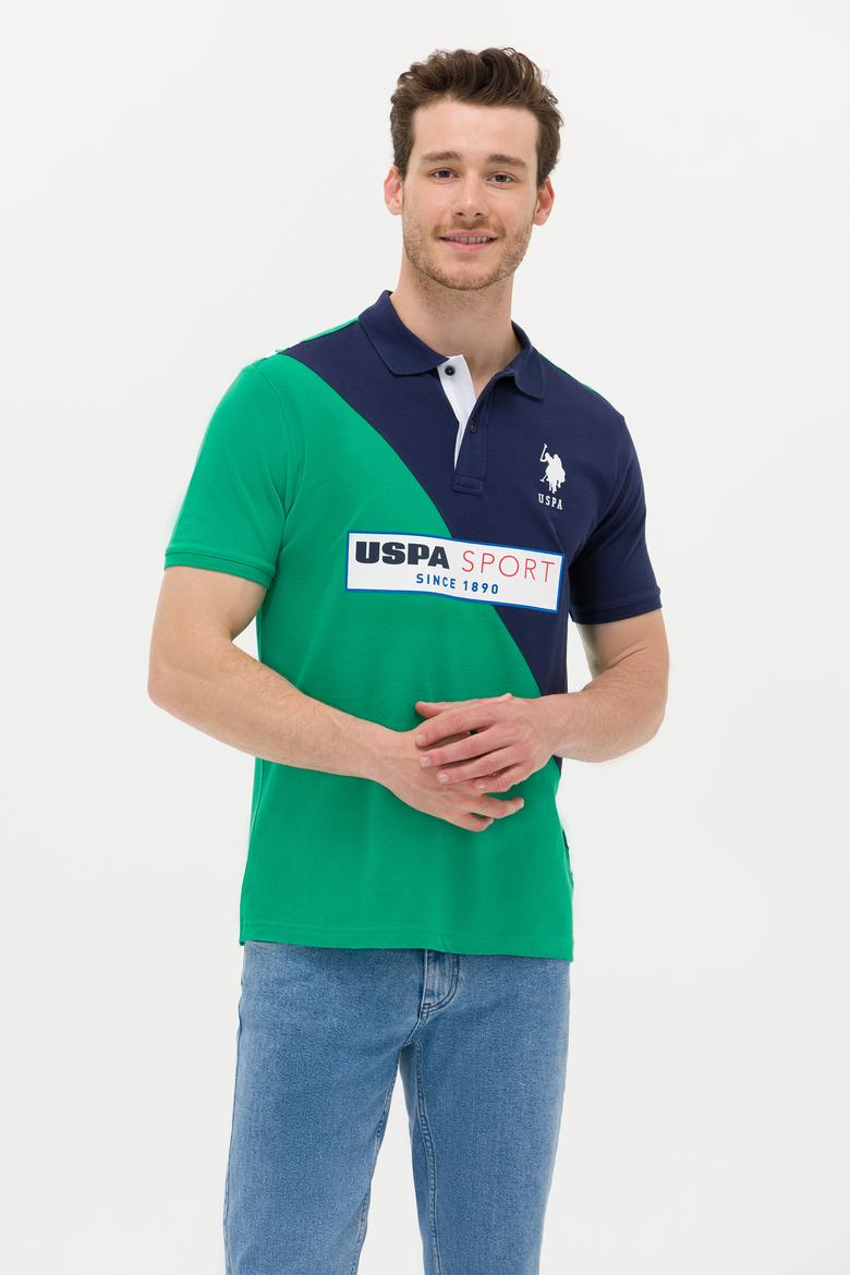 Erkek Yeşil Polo Yaka Tişört - 50263339026