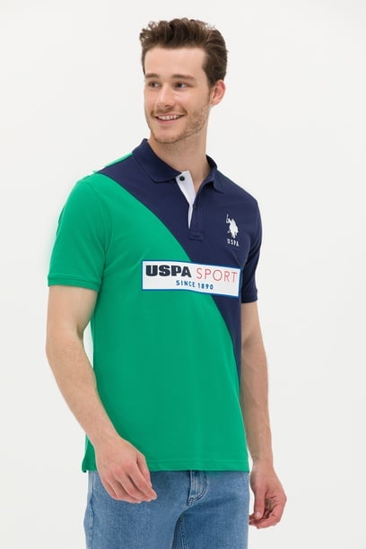 Erkek Yeşil Polo Yaka Tişört