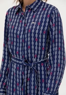 Kadın Lacivert Dokuma Elbise - 50269607005