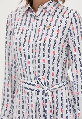 Kadın Beyaz Dokuma Elbise - 50269607012