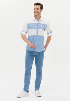 Erkek Saks Uzun Kollu Gömlek - 50264085026