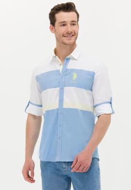 Erkek Saks Uzun Kollu Gömlek - 50264085026