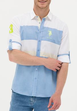 Erkek Saks Uzun Kollu Gömlek - 50264085026