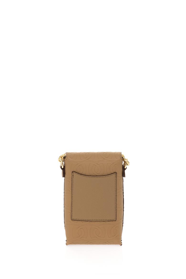 Kadın Koyu Bej Telefon Çantası - 50267284003