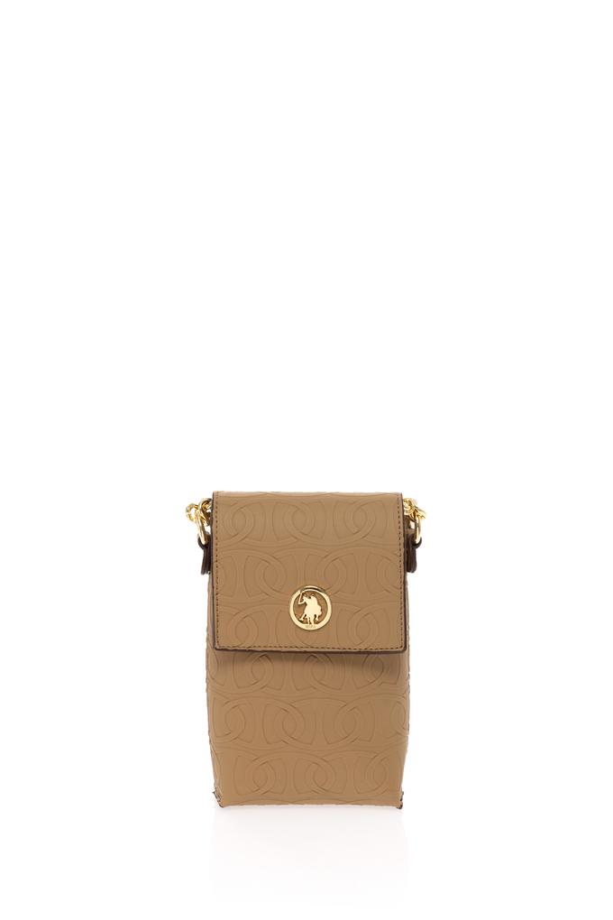 Kadın Koyu Bej Telefon Çantası