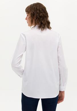Kadın Beyaz Uzun Kollu Gömlek - 50266558014