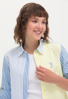 Kadın Neon Sarı Uzun Kollu Gömlek - 50264328006