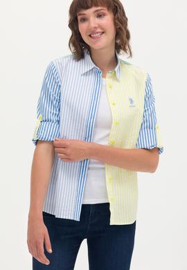 Kadın Neon Sarı Uzun Kollu Gömlek - 50264328006