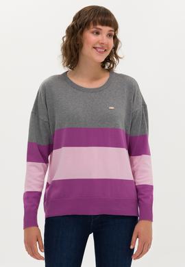 Kadın Gri Melanj Kazak - 50252042045