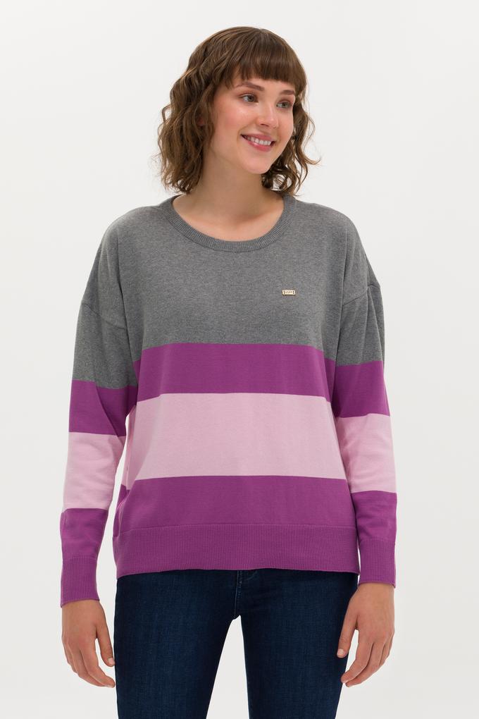 Kadın Gri Melanj Kazak