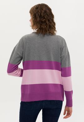 Kadın Gri Melanj Kazak - 50252042045