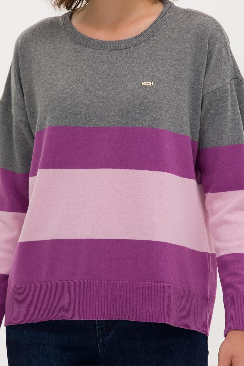 Kadın Gri Melanj Kazak - 50252042045