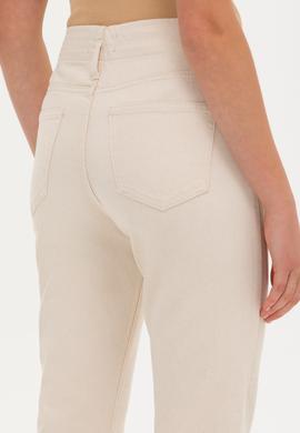 Kadın Bej Jean Pantolon - 50266287003