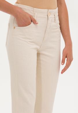 Kadın Bej Jean Pantolon - 50266287003