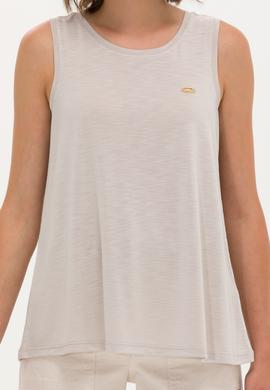 Kadın Taş Bisiklet Yaka Kolsuz Tişört - 50262481027