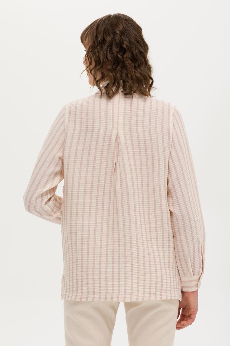 Kadın Manolya Uzun Kollu Gömlek - 50264226014