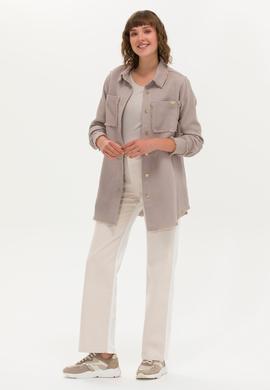 Kadın Krem Jean Pantolon - 50263787002