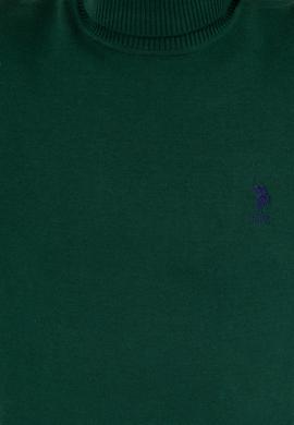 Erkek Yeşil Basic Kazak - 50236961082