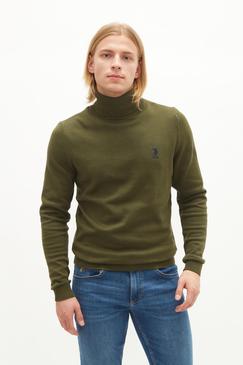 Erkek Haki Basic Kazak