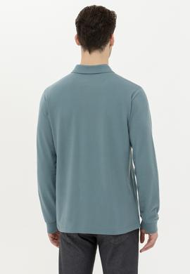 Erkek Açık Lacivert Basic Sweatshirt - 50253121194