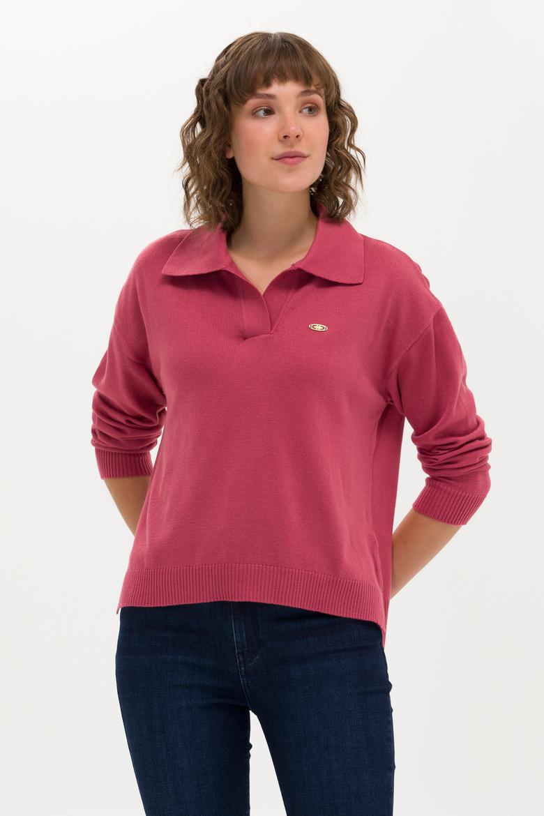 Kadın Pembe Kazak - 50253704021