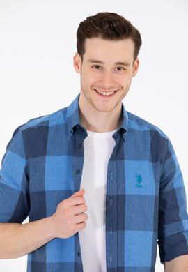 Erkek Lacivert Uzun Kollu Gömlek - 50261138004