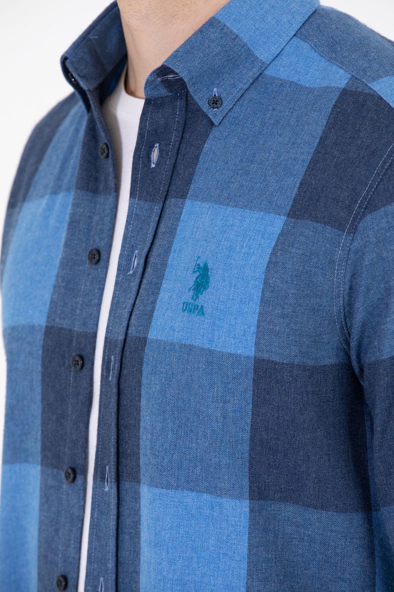 Erkek Lacivert Uzun Kollu Gömlek - 50261138004