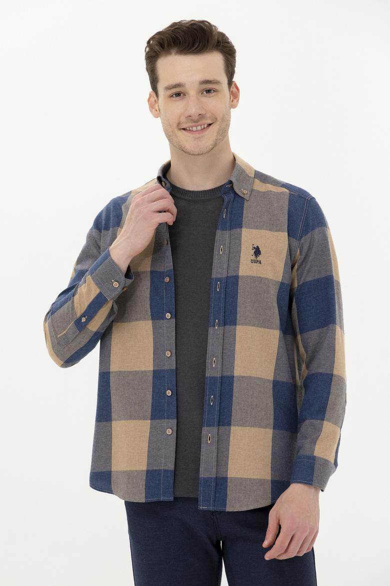 Erkek Camel Uzun Kollu Gömlek - 50261138013