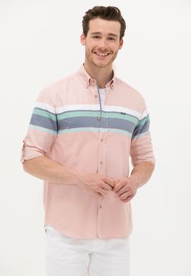 Erkek Pudra Uzun Kollu Gömlek - 50263896033