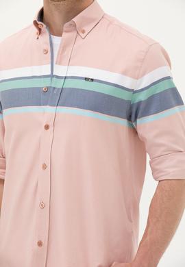 Erkek Pudra Uzun Kollu Gömlek - 50263896033