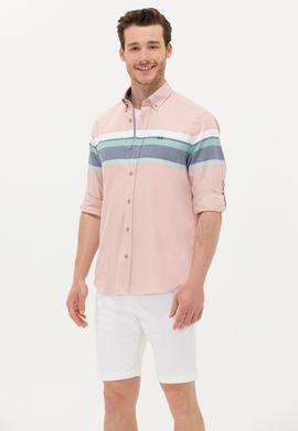 Erkek Pudra Uzun Kollu Gömlek - 50263896033