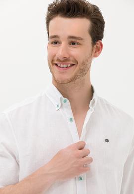 Erkek Beyaz Uzun Kollu Gömlek - 50264282016