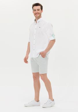 Erkek Beyaz Uzun Kollu Gömlek - 50264282016