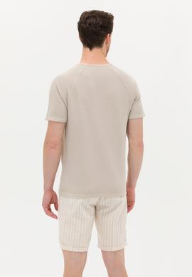 Erkek Taş Bisiklet Yaka Tişört - 50263495038