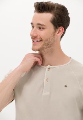 Erkek Taş Bisiklet Yaka Tişört - 50263495038